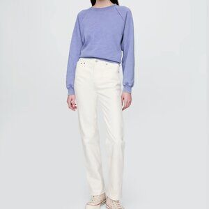 GAP  '90s Straight Jeans NWT, Off White, Women Sz 28/R6